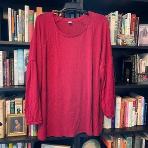 3X Luxe Old Navy Red Sweater